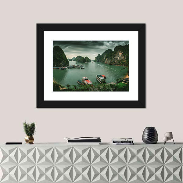 Ha Long Bay In Vietnam Canvas Wall Art