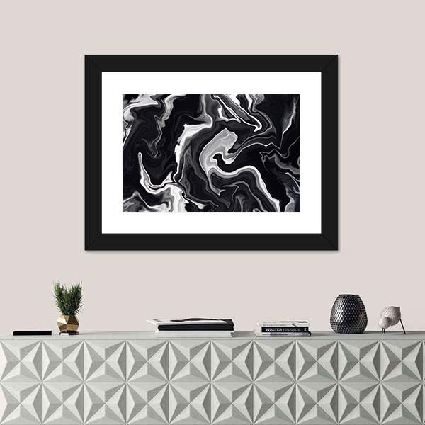 Marble Textured Artwork Canvas Wall Art