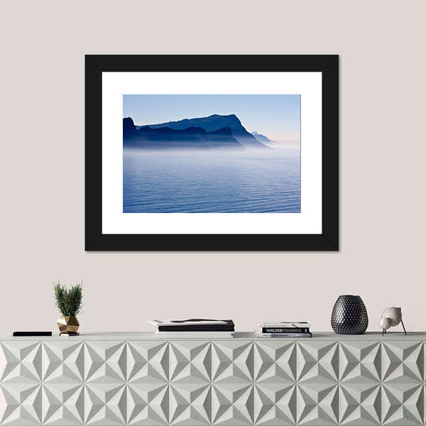 South African Coastline Near Cape Town Canvas Wall Art