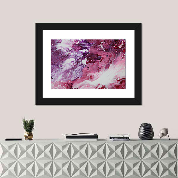 Clashing Tempest Abstract Canvas Wall Art