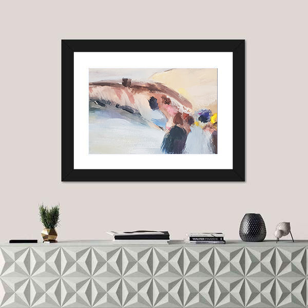 Hand Drawn Sea Sketch Canvas Wall Art