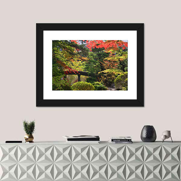 Rinoji Temple Garden Canvas Wall Art