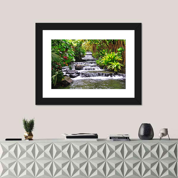 Tabacon Hot Springs In Costa Rica Canvas Wall Art