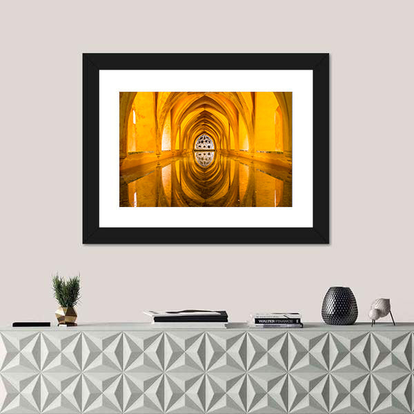 Royal Bathroom Alcazar In Sevilla Spain Canvas Wall Art