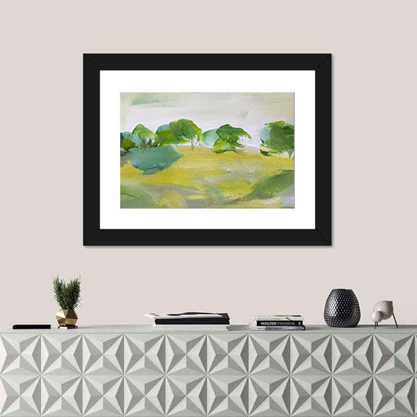 Summer Oil Painting Artwork Canvas Wall Art