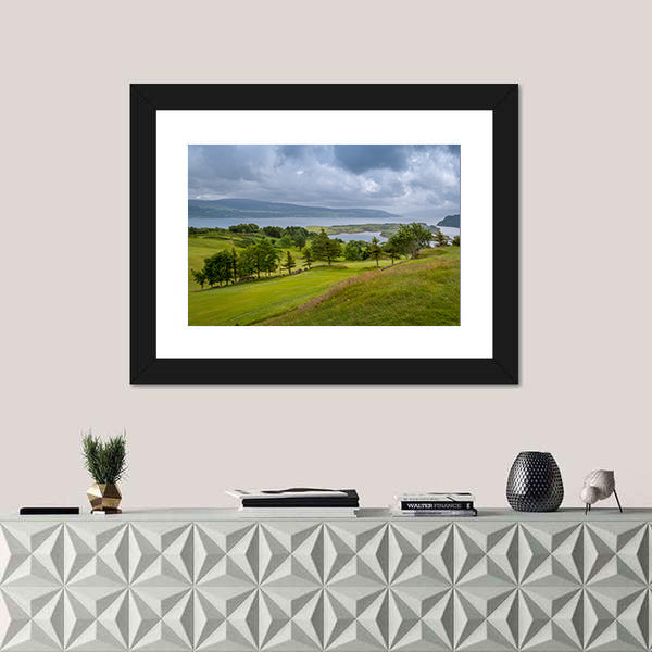 Tobermory Bay In Scotland Canvas Wall Art