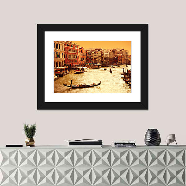 Canal Grande in Venice Canvas Wall Art