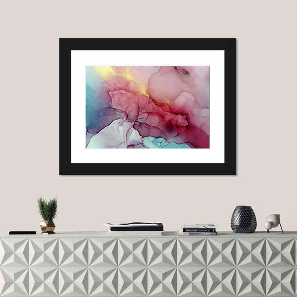 Splash Of Fluid Artwork Canvas Wall Art