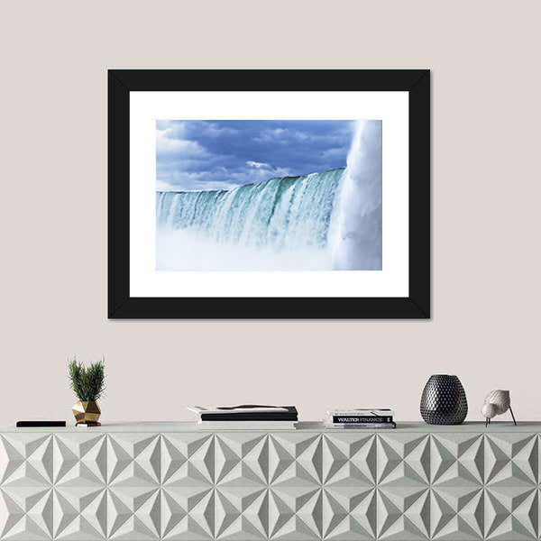 Niagara Falls Horseshoe In Canada Canvas Wall Art