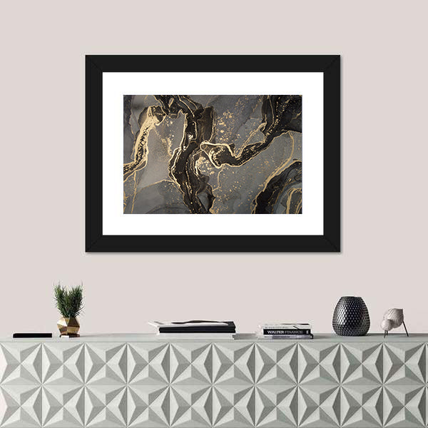 Luxury Fluid Abstract Canvas Wall Art