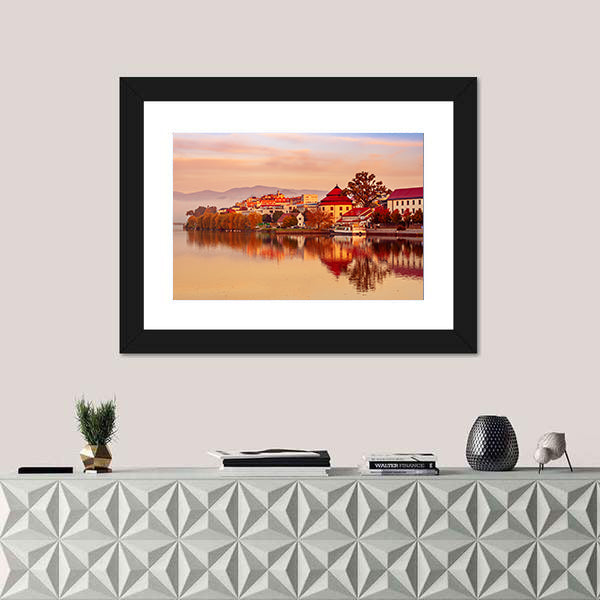 Sunrise at Maribor City Slovenia Canvas Wall Art