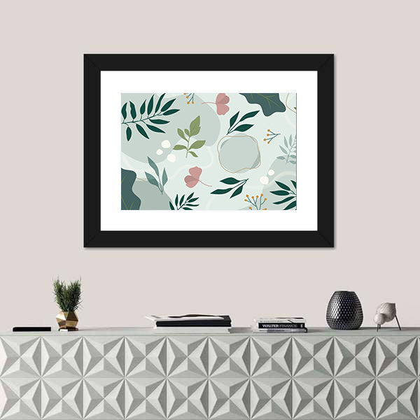 Hand Drawn Shapes &amp; Doodles Canvas Wall Art