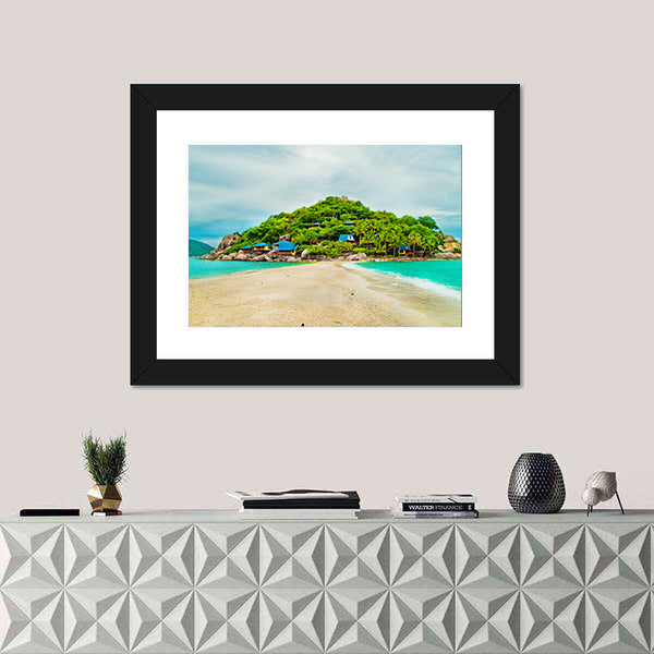 Tropical Island Beach in Thailand Canvas Wall Art