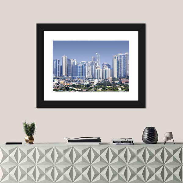 Fort Bonifacio Skyscrapers Philippines Canvas Wall Art