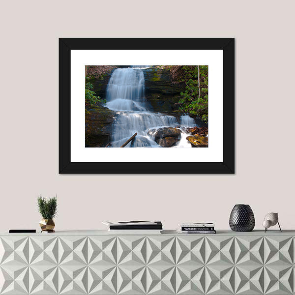 Desoto Falls, Georgia Canvas Wall Art