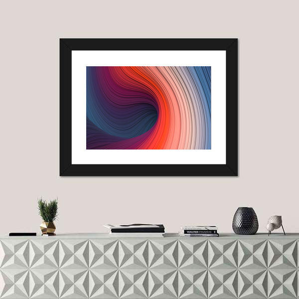 Minimalist Wave Design Canvas Wall Art