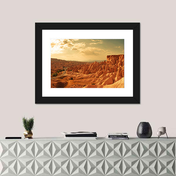 Amazing Stone Formations In Cappadocia Canvas Wall Art