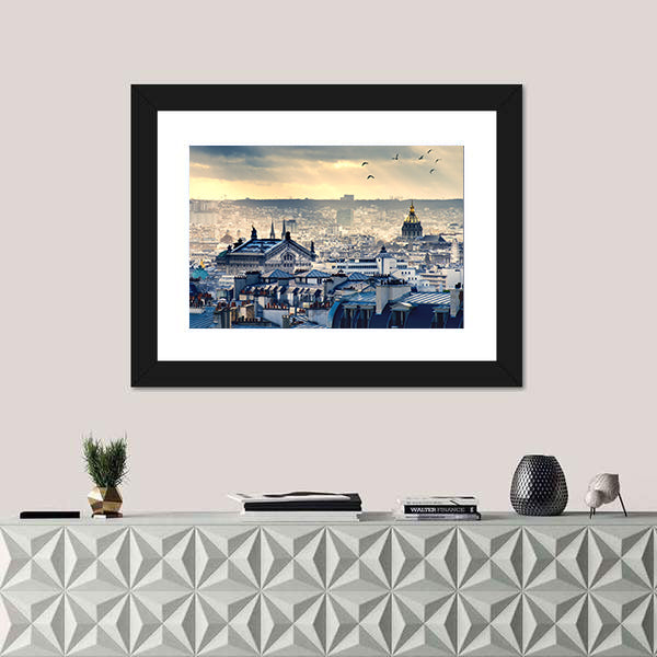Paris Cityscape Canvas Wall Art