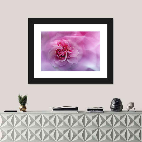 Scenic Rose Abstract Canvas Wall Art