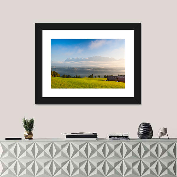 Morning On The Mountains Canvas Wall Art
