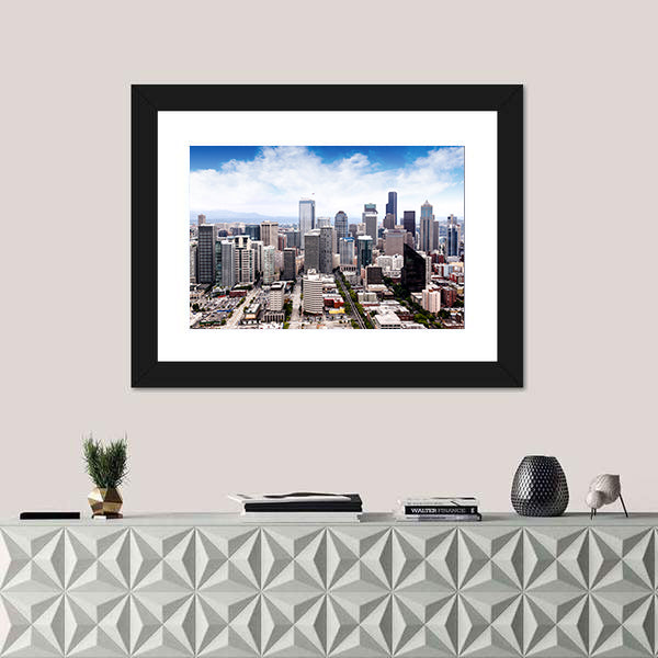 Seattle Cityscape Canvas Wall Art