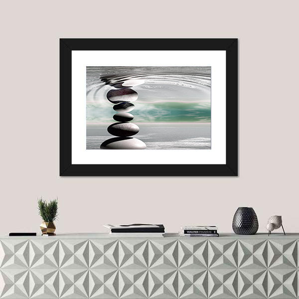Zen Stones Canvas Wall Art
