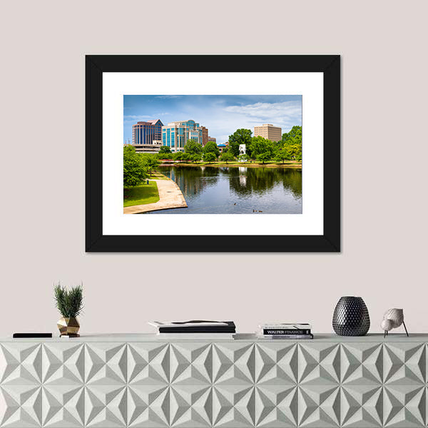 Downtown Huntsville Skyline Canvas Wall Art