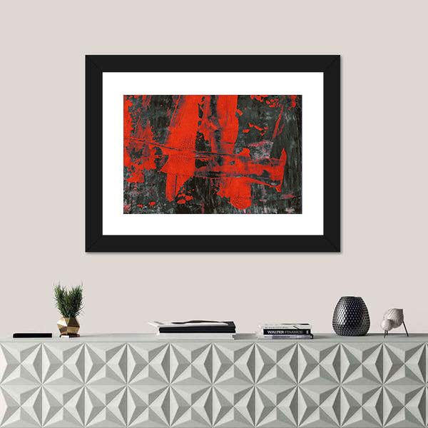 Watercolor Brush Strokes Canvas Wall Art