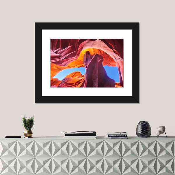 Antelope Canyon In Navajo Reservation Arizona Canvas Wall Art