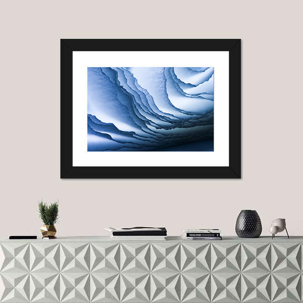 Deep Sea Wave Composition Canvas Wall Art