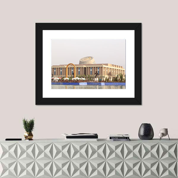 National Museum In Tajikistan Canvas Wall Art