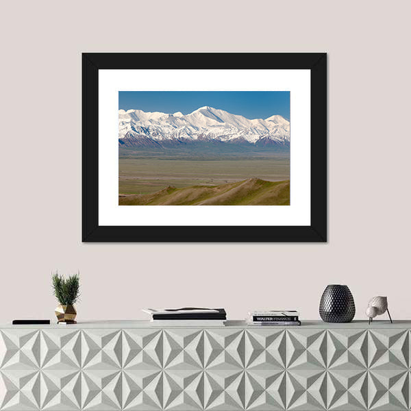 Pamir Mountain And Pik Lenin, Kyrgyzstan Canvas Wall Art