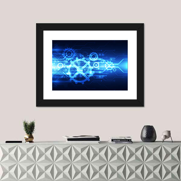 Engineering Future Technology Canvas Wall Art