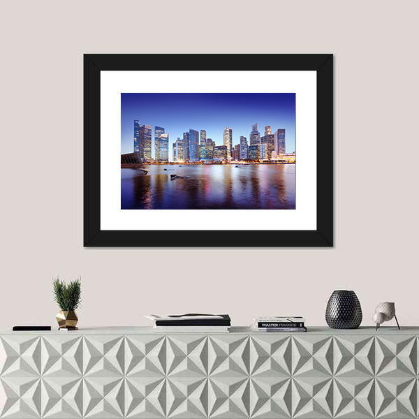 Singapore Cityscape Canvas Wall Art