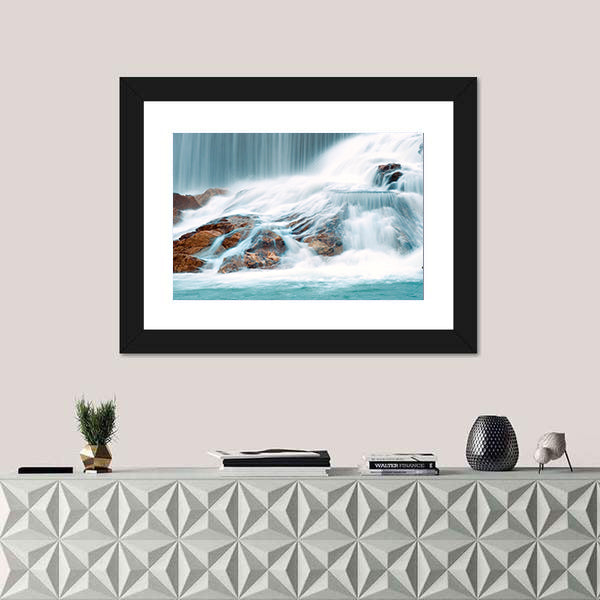 Ningbo Waterfall In China Canvas Wall Art