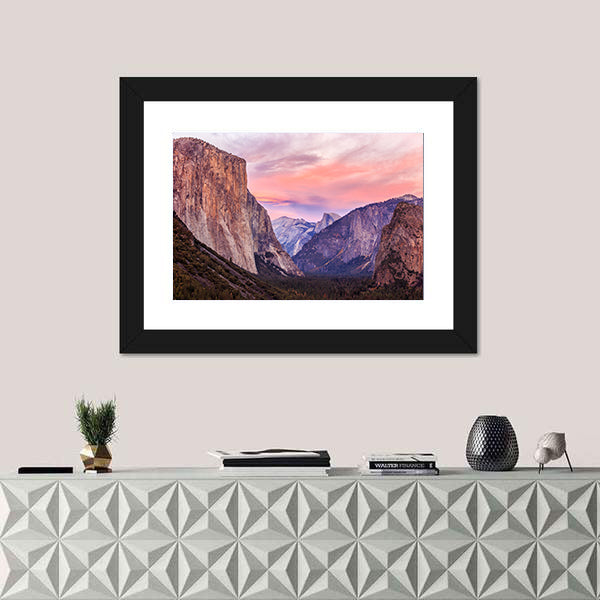Yosemite National Park Valley Canvas Wall Art