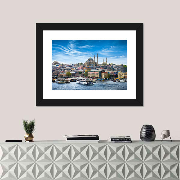 Istanbul The Capital Of Turkey Canvas Wall Art