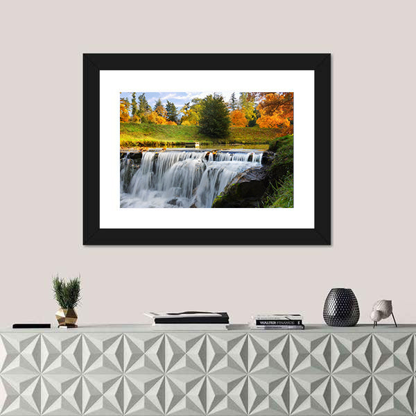 Scenic Cascades Waterfall Canvas Wall Art