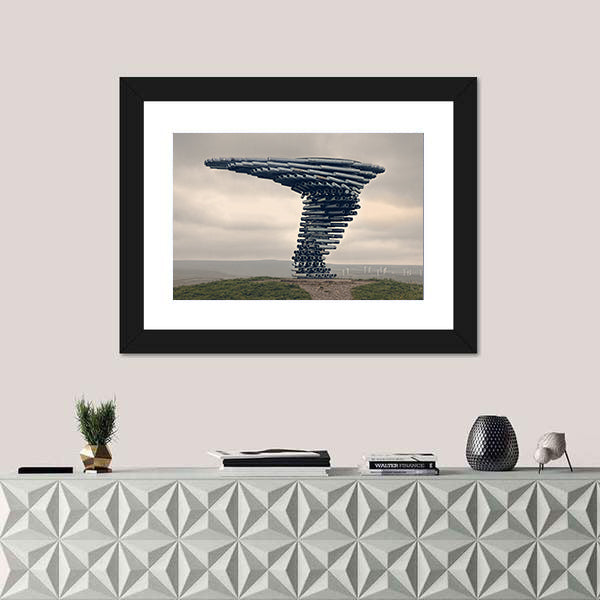 Singing Ringing Tree Sculpture in Lancashire Canvas Wall Art