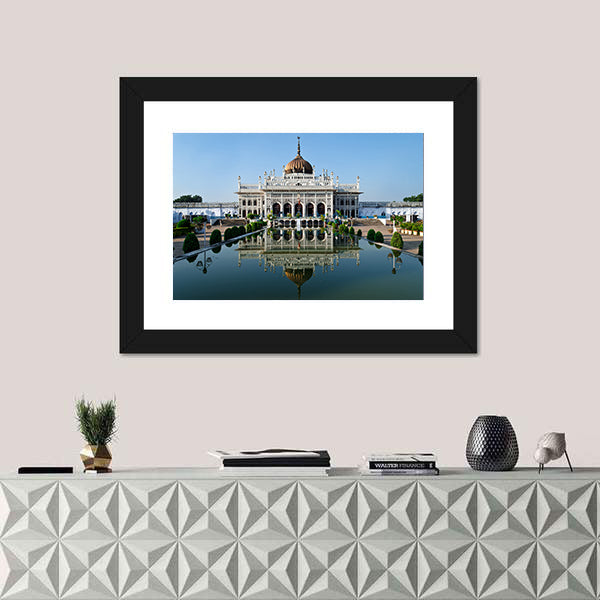 Chota Imambara In Lucknow Canvas Wall Art