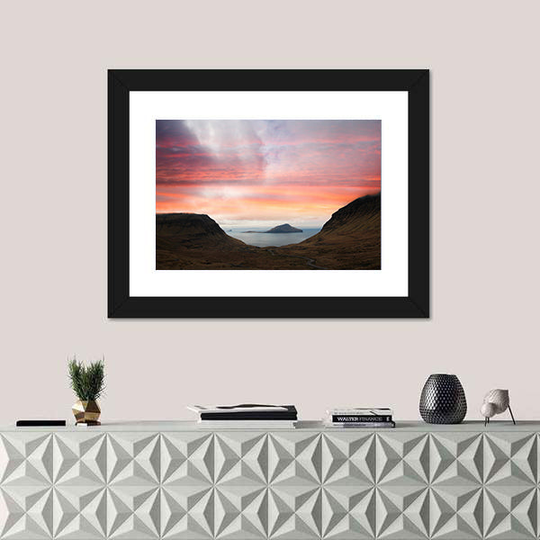 Faroe Islands In The North Atlantic Denmark Canvas Wall Art