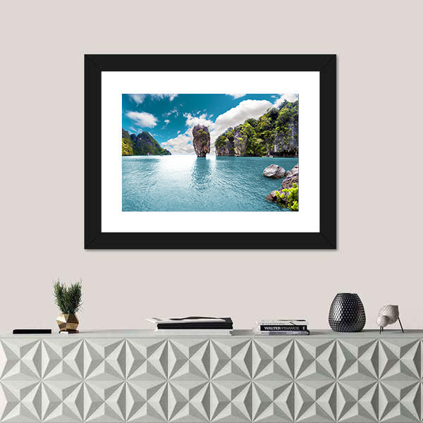 Thailand Sea And Phuket Island Canvas Wall Art