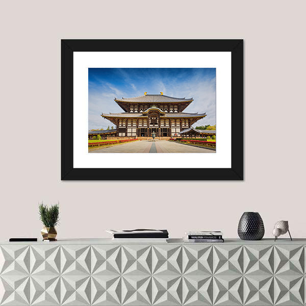 Todaiji Great Buddha Hall, Nara Canvas Wall Art