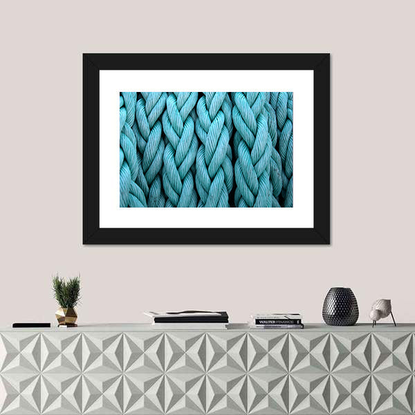 Rope On A Boat Canvas Wall Art