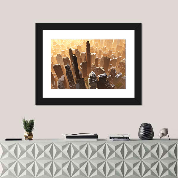 New York Downtown Canvas Wall Art