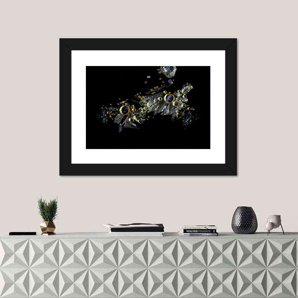Vitamin C In Crystallized Form Canvas Wall Art