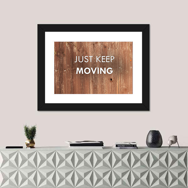 Better Workout Quote on Weathered Wood Canvas Wall Art