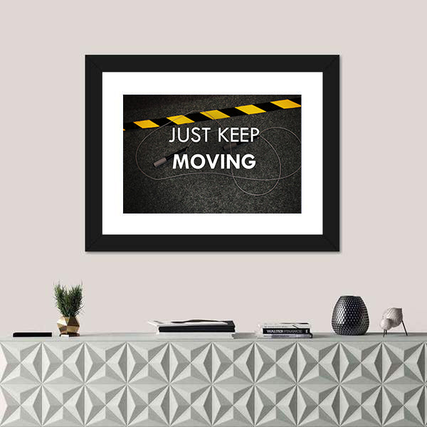 Jump Rope Workout Quote Canvas Wall Art