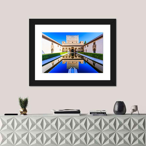The Nasrid Palaces Palacios Nazaríes In Spain Canvas Wall Art