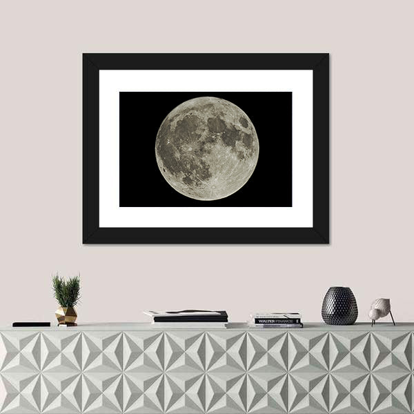 The Hunter's Supermoon Canvas Wall Art